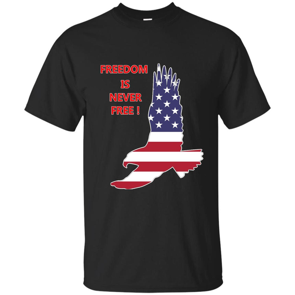 Freedom Is Never Free T-shirt Royal