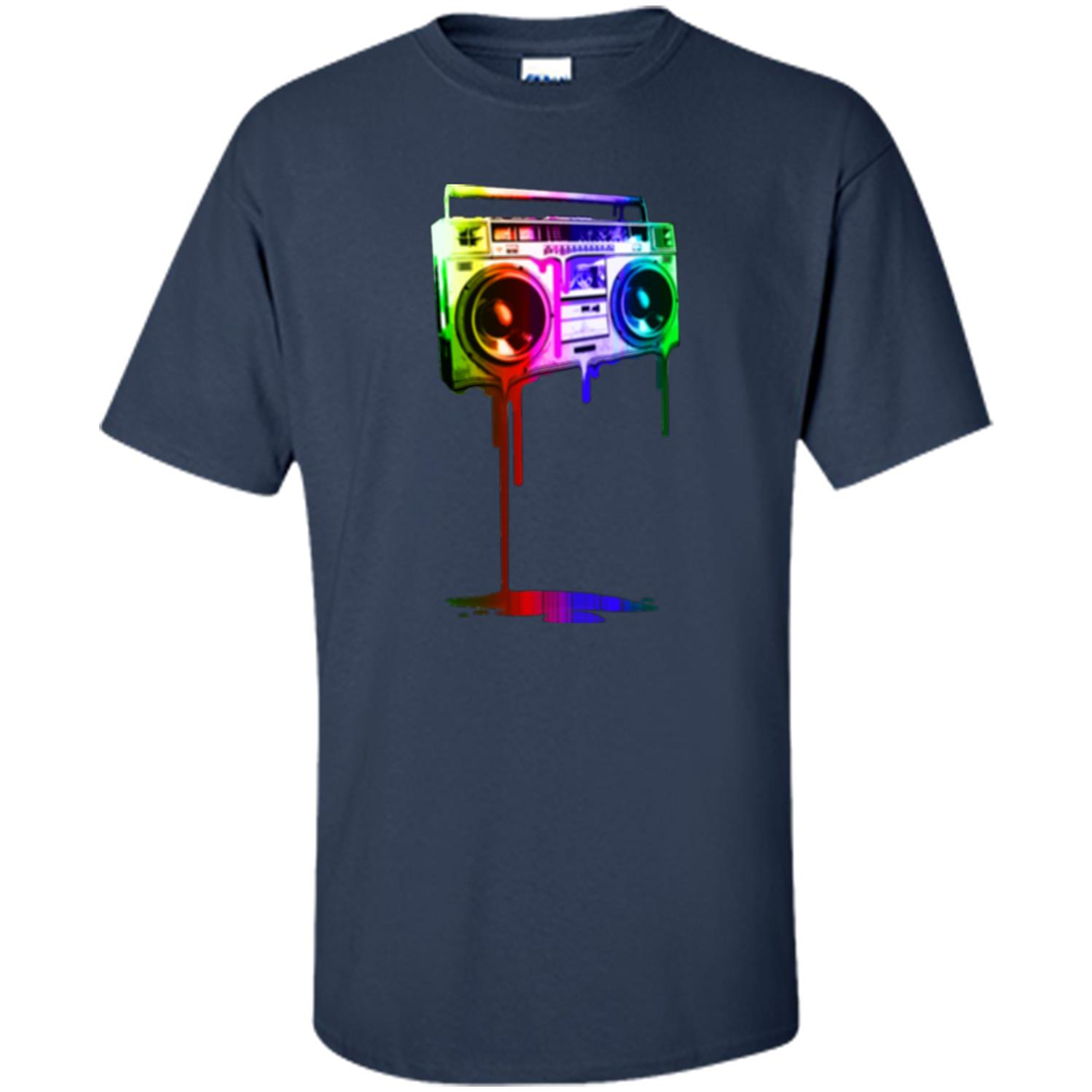 Melting Boombox Digital Rainbow Look Navy