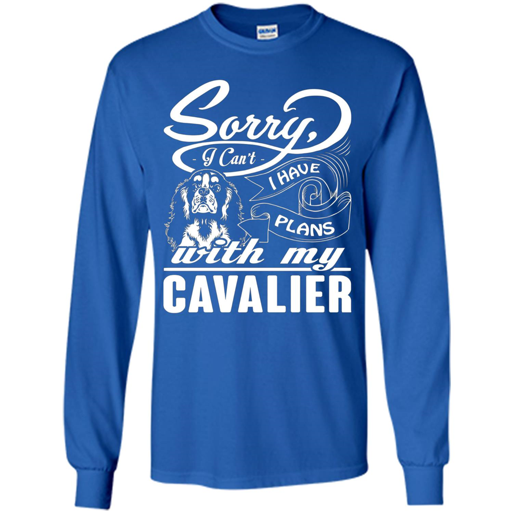 I Have Plans With My Cavalier T-shirt Royal