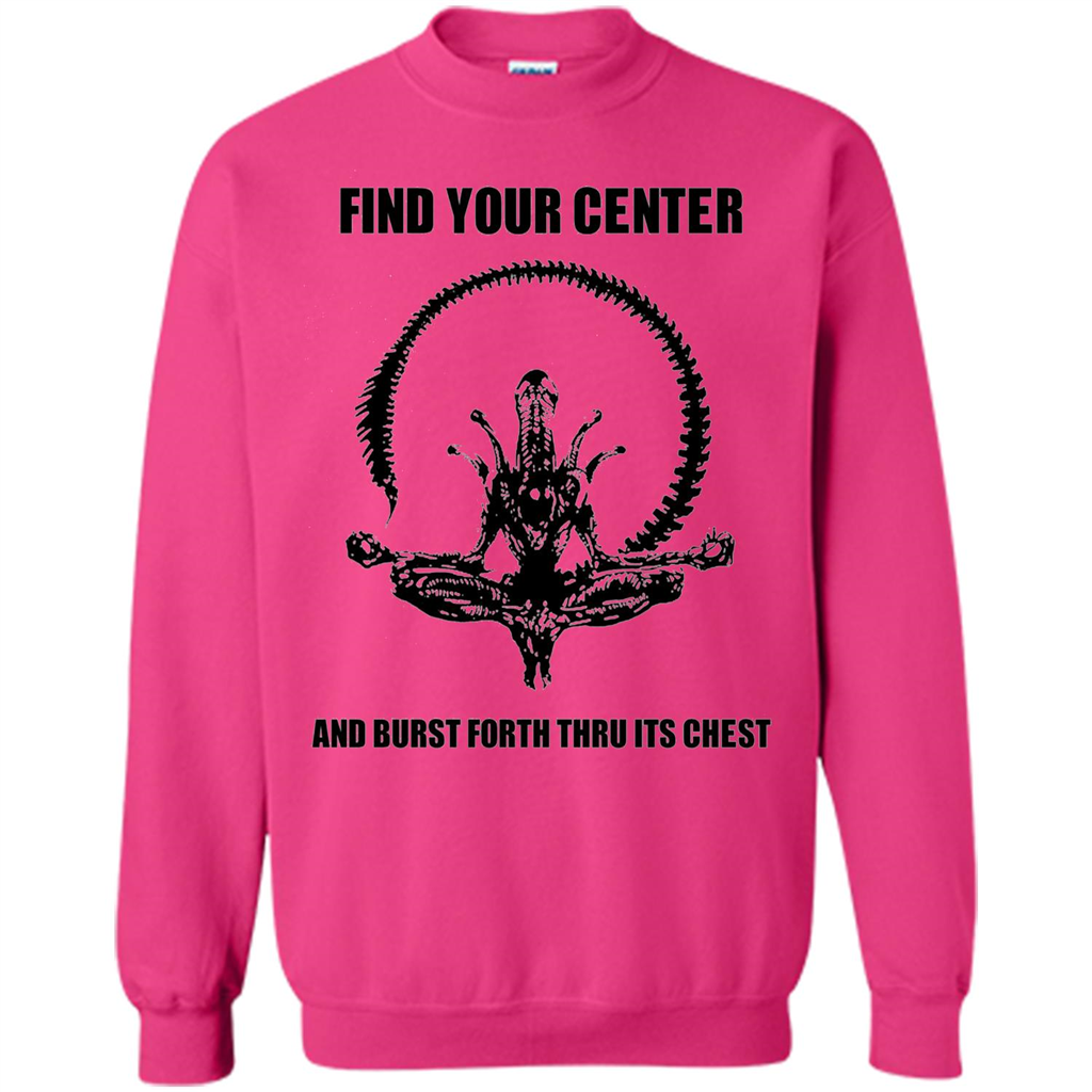 Find Your Center And Burst Forth Thru Its Chest T-shirt Heliconia