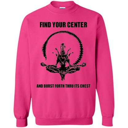 Find Your Center And Burst Forth Thru Its Chest T-shirt Heliconia
