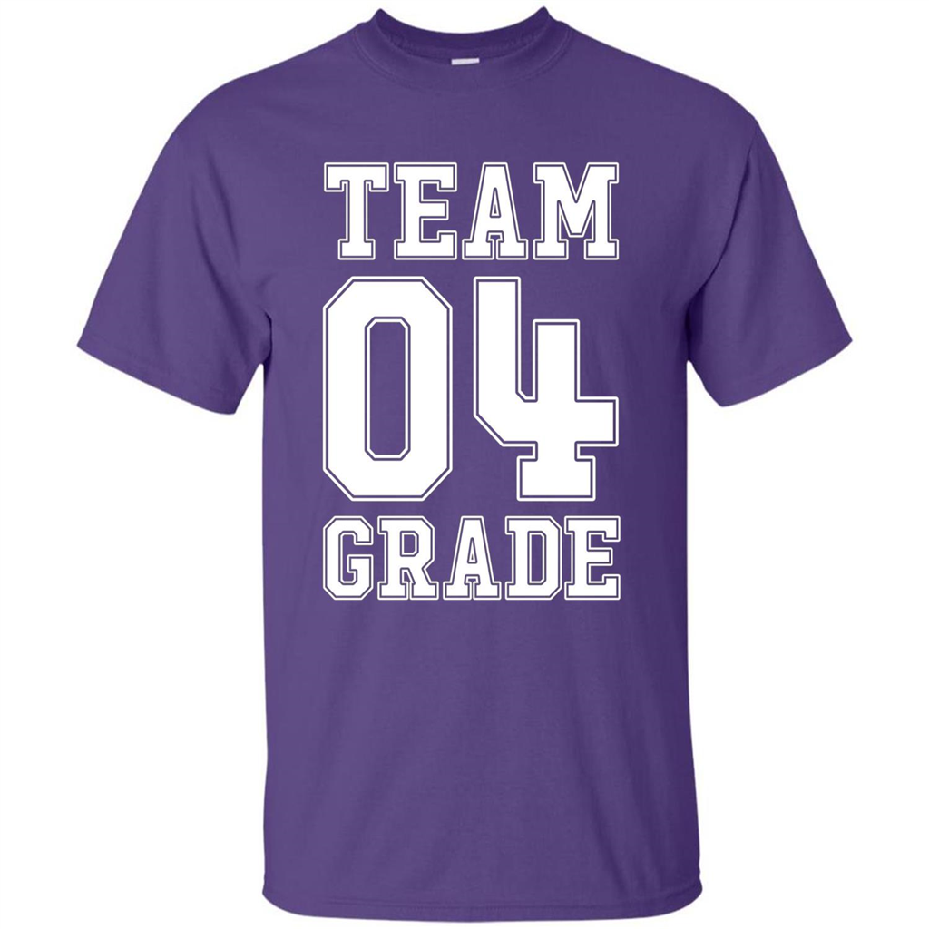 Team Fourth Grade T-shirt Team 4th Grade Back To School T-Shirt Purple