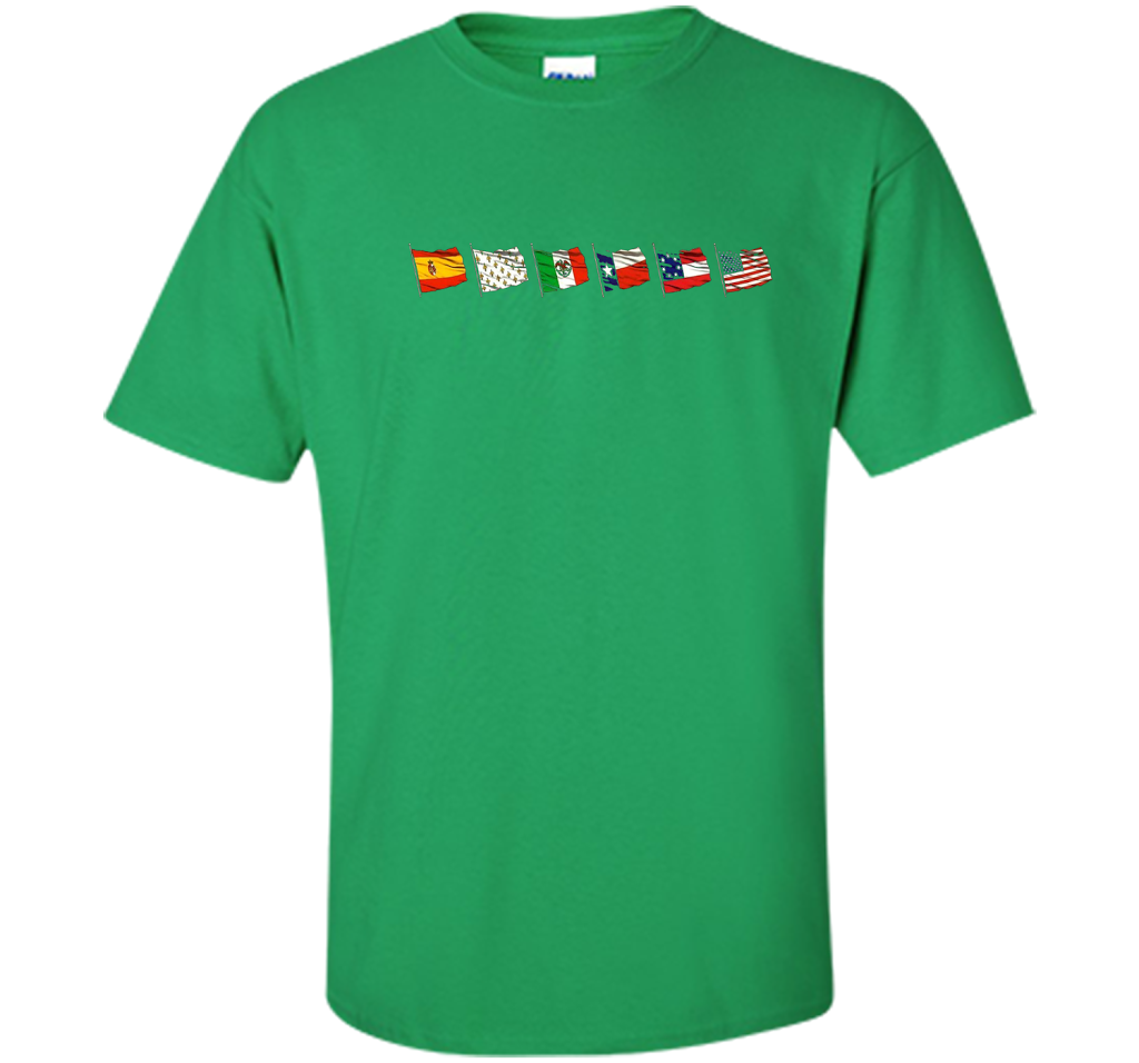 Six Flags Over Texas T-shirt Irish Green