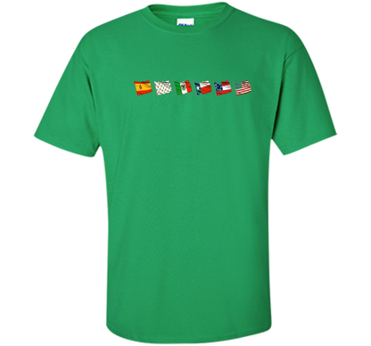 Six Flags Over Texas T-shirt Irish Green