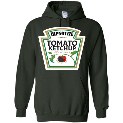 Ketchup Condiment Costume T-shirt Tomato Ketchup 57 Varieties Grown Not Made Forest Green