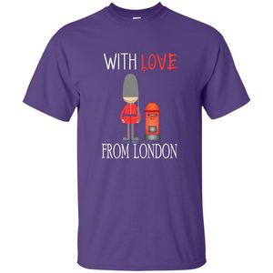 With Love From London England Britain Palace Guard T-shirt