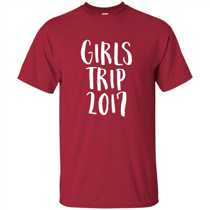 Summer T-shirt Girls Trip 2017 T-shirt Cardinal