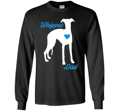 Mens Whippet Dad - Father's Day T-Shirt For Dog Lovers t-shirt Black