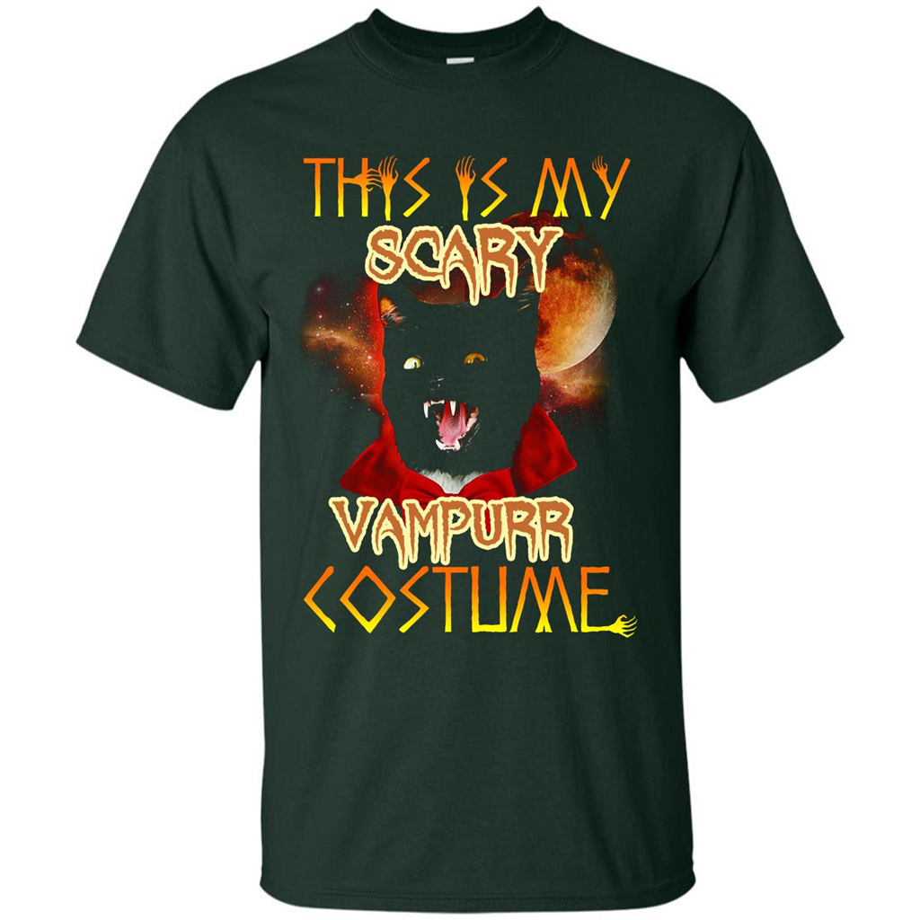 Halloween T-shirt This Is My Scary Vampurr Costume T-shirt