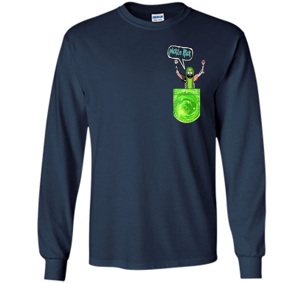 Pickle Funny Rick Pocket t-shirt Navy