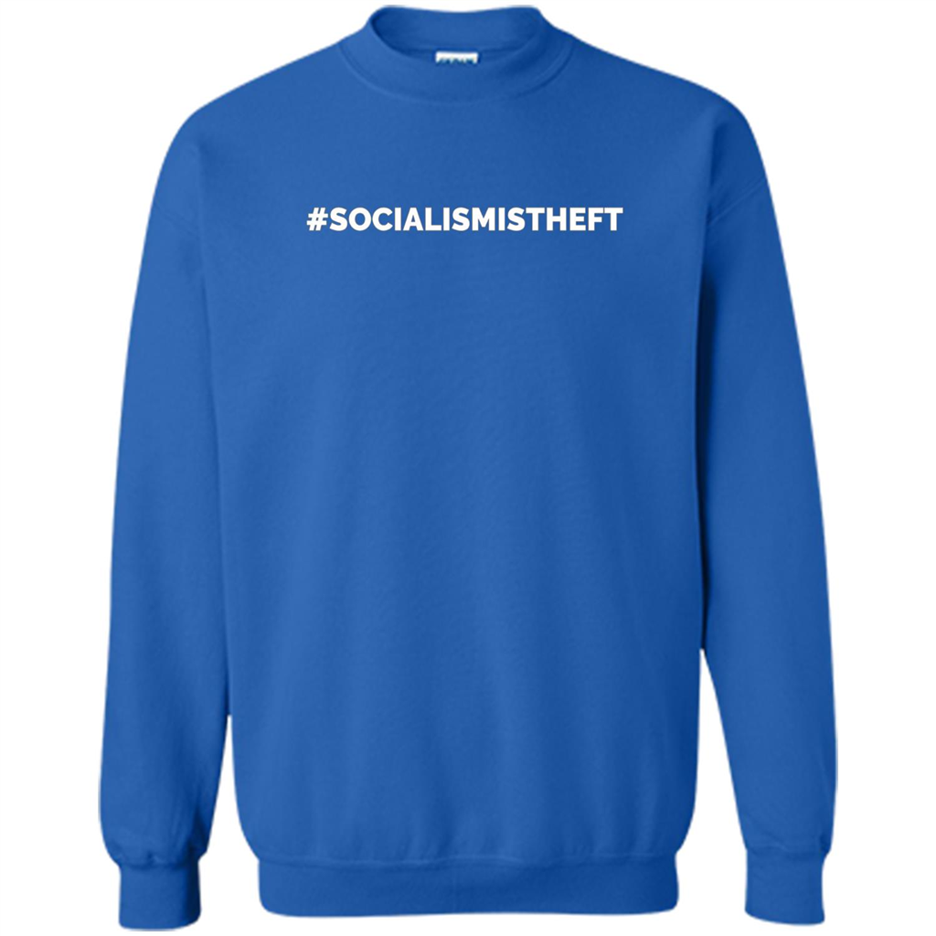 Socialism is Theft T-shirt Royal