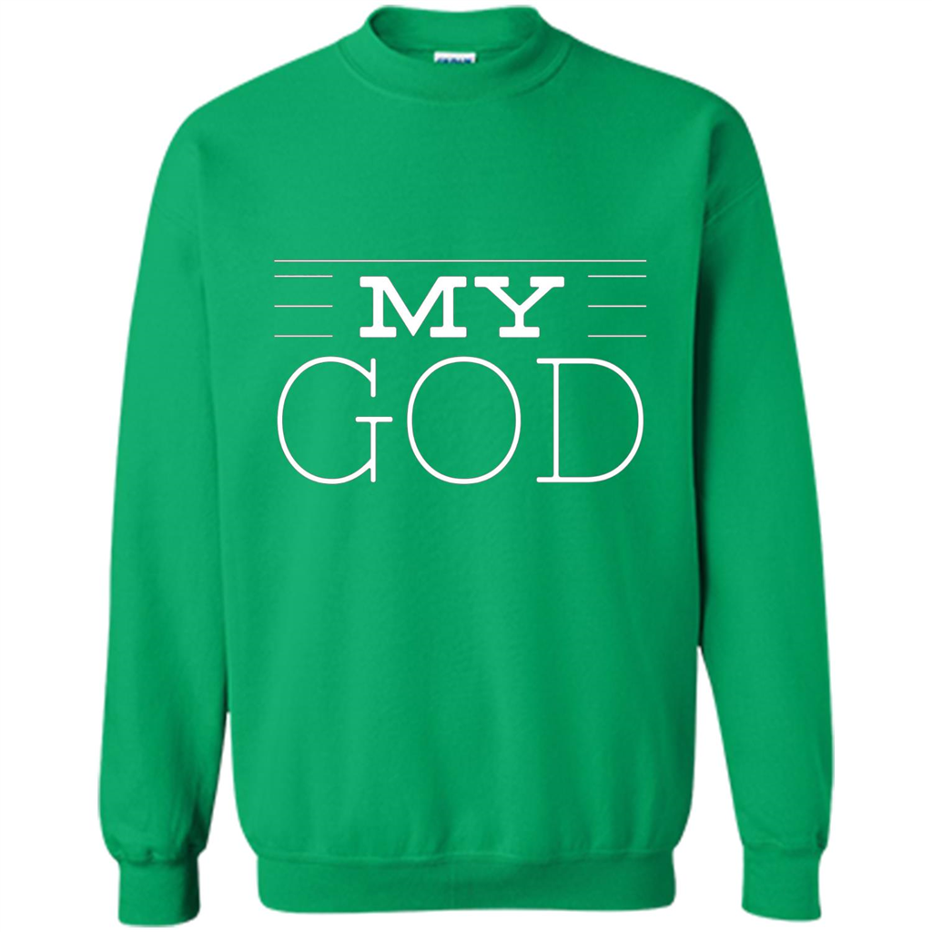 Christian T-shirt My God Irish Green