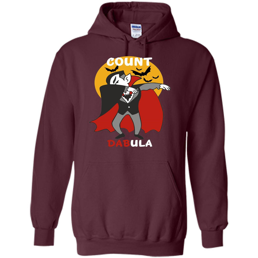 Count Dabula Dabbing Halloween T-shirt Maroon