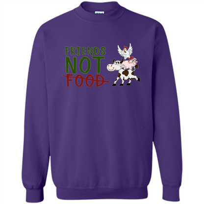 Friends Not Food T-Shirt Orange