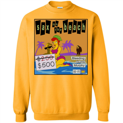 Sax on the Beach Discount Edition T-shirt Gold