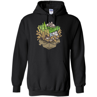 Poutine Forest T-shirt Black