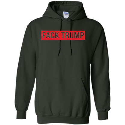 Fack Trump T-shirt Anti Trump T-shirt Forest Green