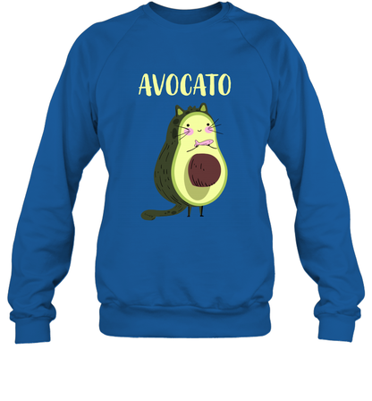 Avocato Avocado Cat Kitten Shirt Sweatshirt Sweatshirt Royal