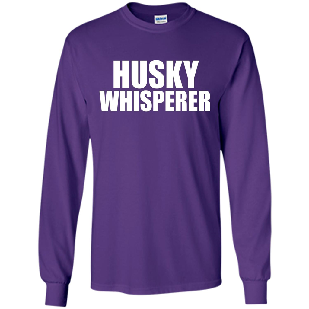 Husky Whisperer T-shirt Purple