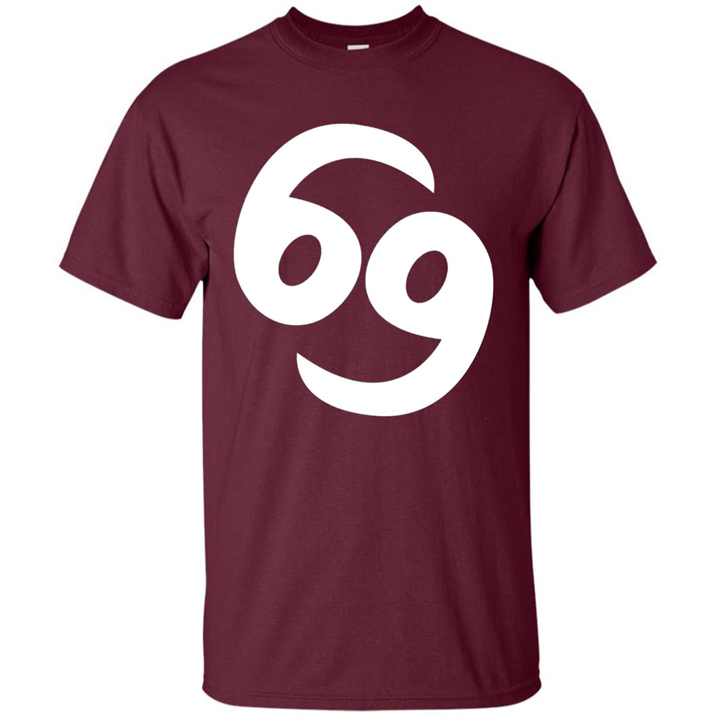 Cancer Zodiac T-shirt Maroon