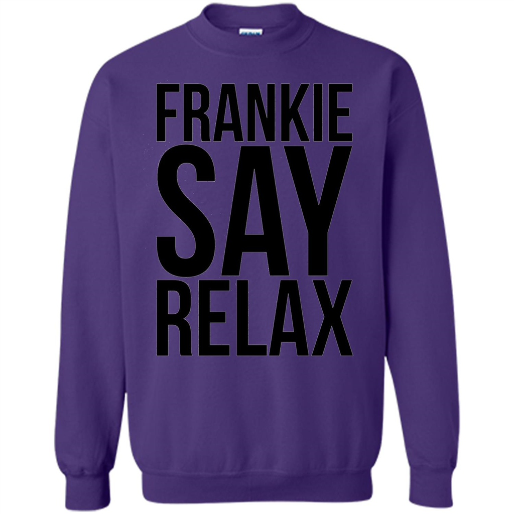Music Lover T-shirt Frankie Say Relax Orange