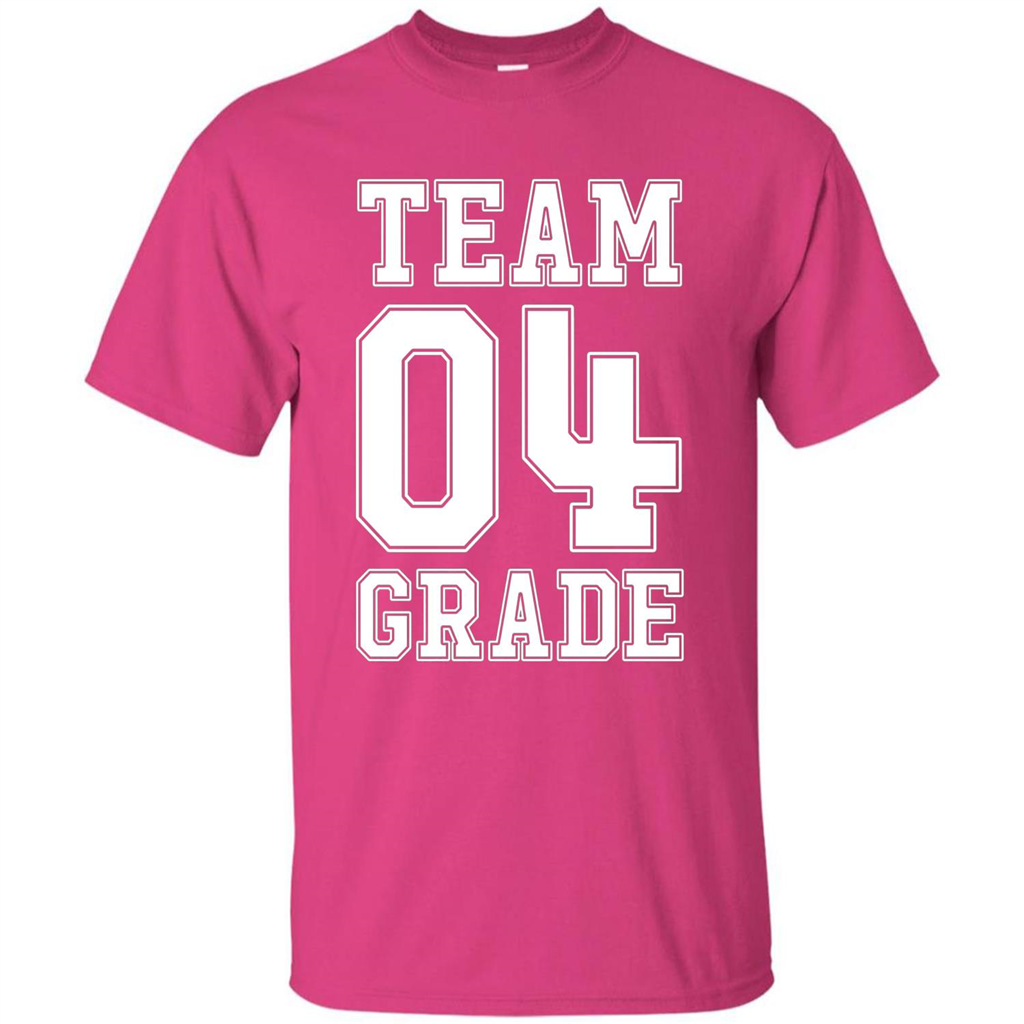 Team Fourth Grade T-shirt Team 4th Grade Back To School T-Shirt Heliconia