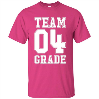 Team Fourth Grade T-shirt Team 4th Grade Back To School T-Shirt Heliconia