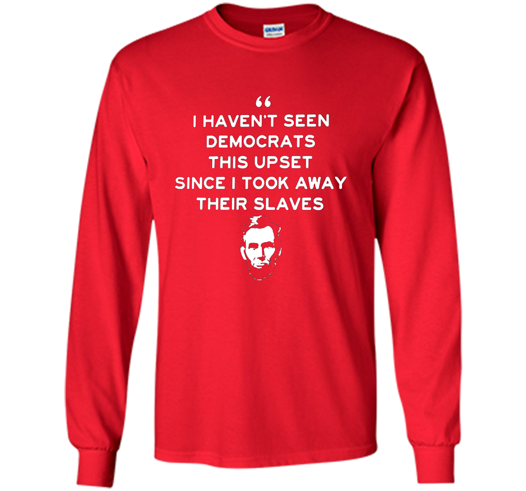 Political T-shirt I Haven't Seen Democrats T-shirt Red