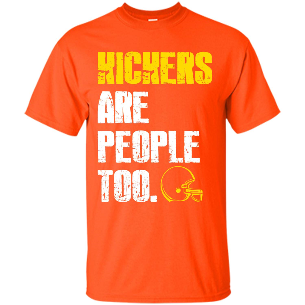 Kickers T-shirt Kickers Are People Too T-shirt Orange