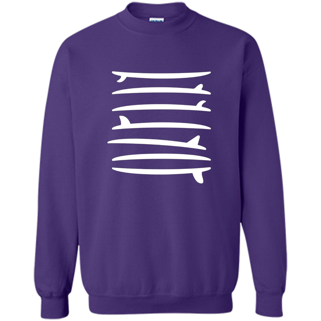 Surfing T-shirt The Longboard Single Fin Surfer T-shirt Orange