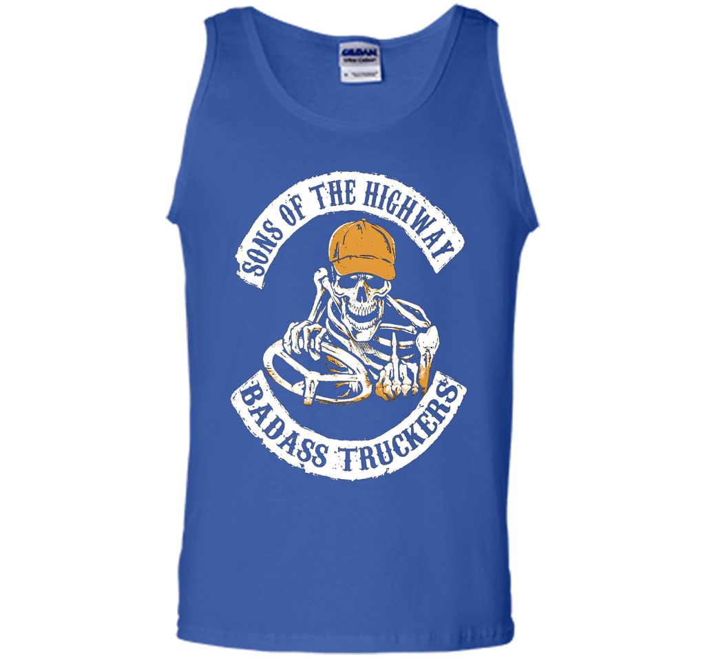 Truck Driver T-shirt Sons Of The Highway T-shirt Royal