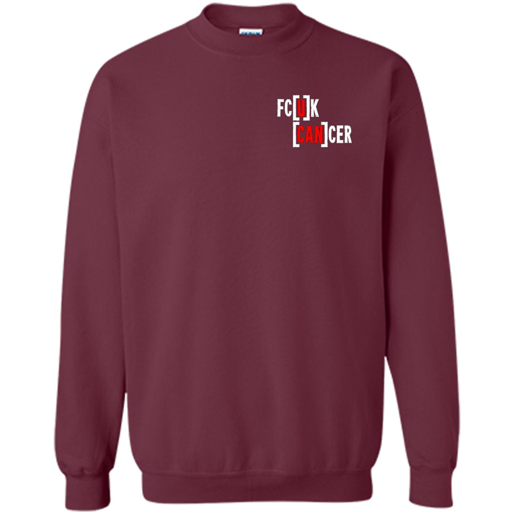 Cancer U CAN Inspiration T-shirt Maroon
