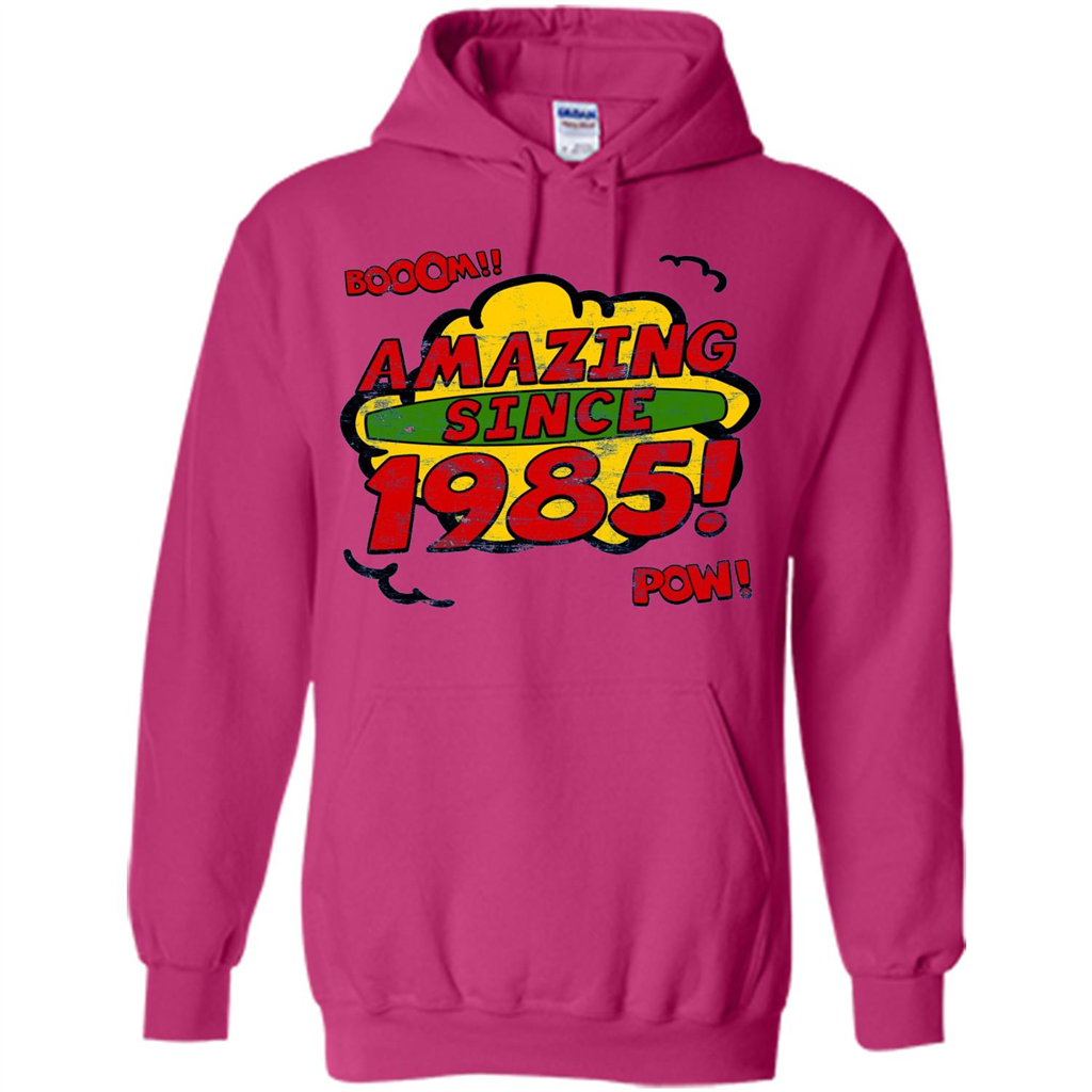 Birthday Gift T-shirt Amazing Since 1985 T-shirt Heliconia
