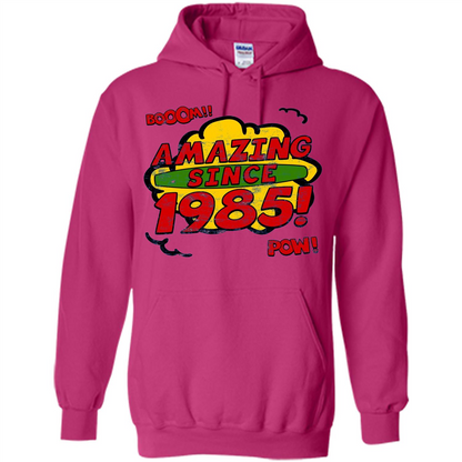 Birthday Gift T-shirt Amazing Since 1985 T-shirt Heliconia