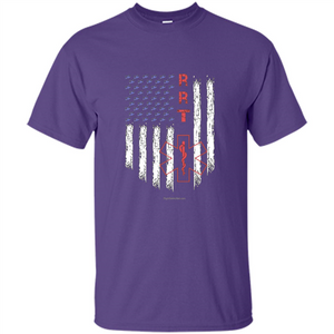 RRT - Respiratory Therapist American Flag T-shirt