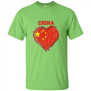 Chinese T-shirt Chinese Flag Shirt