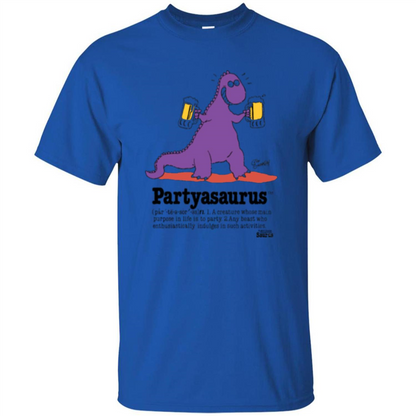 Partyasaurus T-shirt Party Asaurus Royal