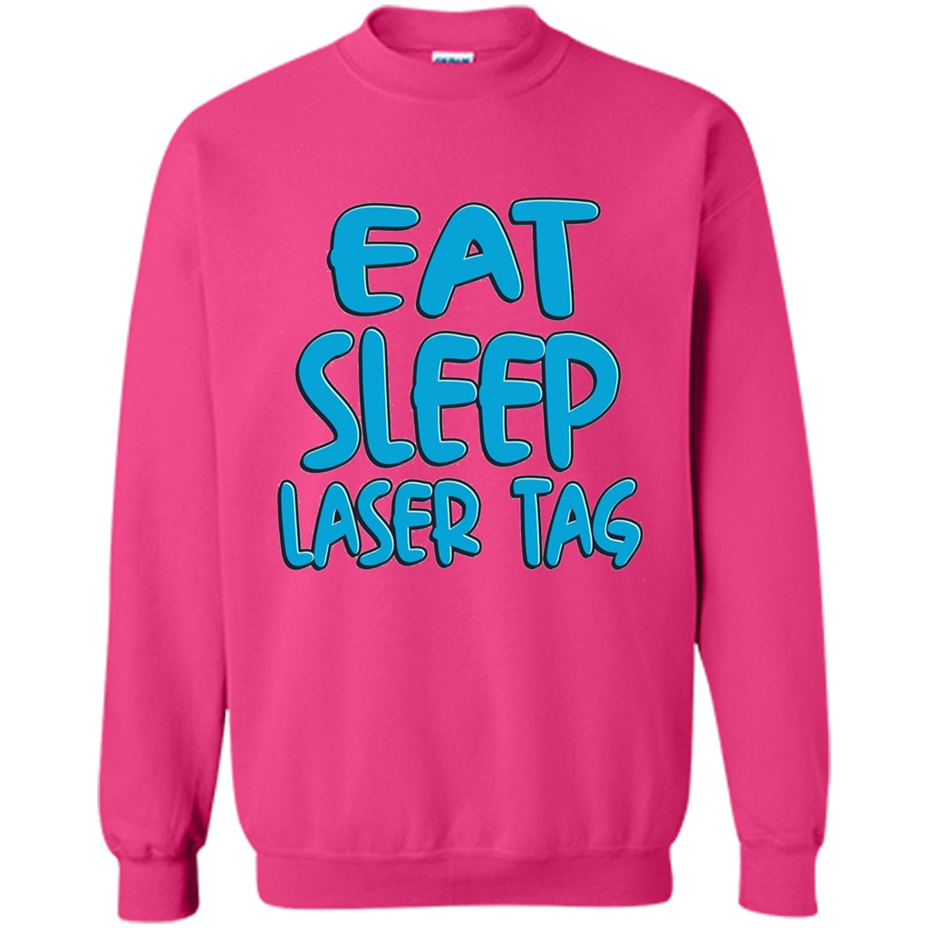 Eat Sleep Laser Tag T-shirt Heliconia