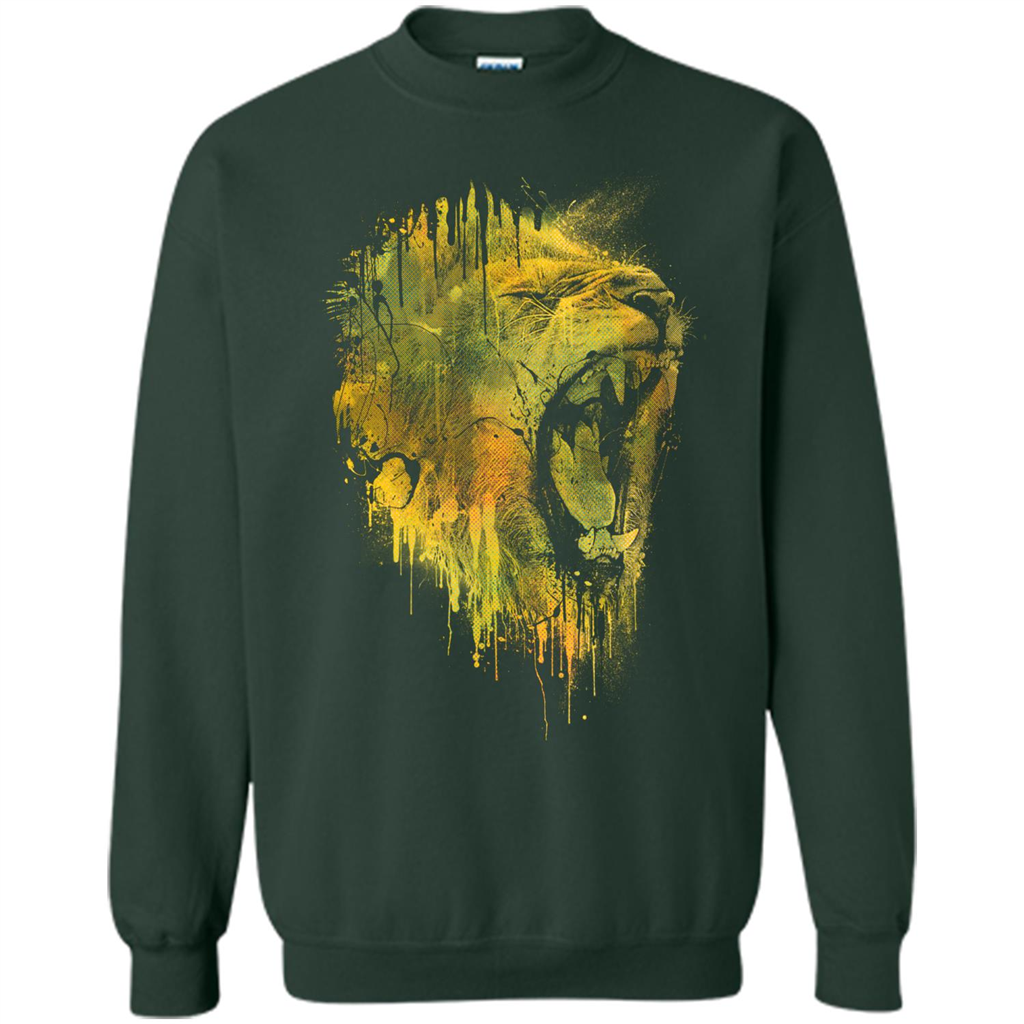 Lion Drip T-shirt Forest Green