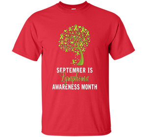 Lymphoma Cancer Awareness T-shirt September Is Lymphoma Awareness Month