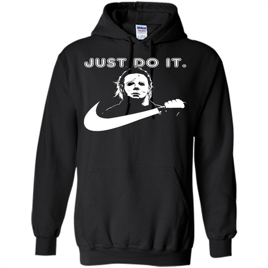 Halloween T-shirt Just Do It T-shirt Black