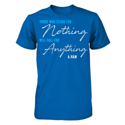 Alexander Hamilton Quotes T-shirt Gildan - Short Sleeve Tee Royal