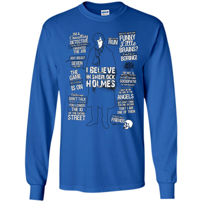 Detective Quotes To A Great Mind Nothing Is Little T-shirt Royal