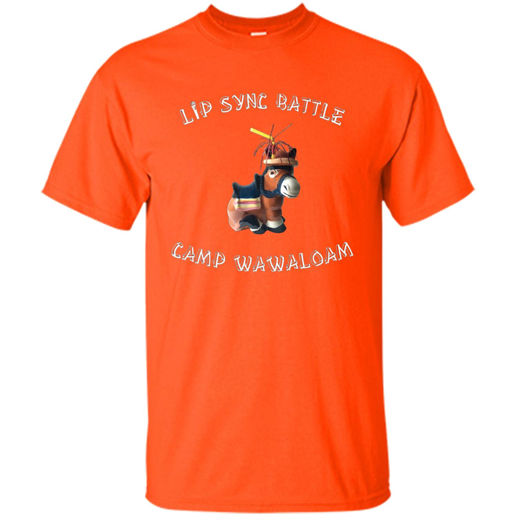 Lip Sync Camp T-shirt Camp Wawaloam Orange