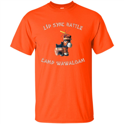 Lip Sync Camp T-shirt Camp Wawaloam Orange