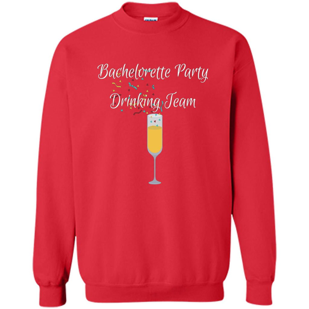 Bachelorette Party Drinking Team Bridal Wedding T-Shirt Red
