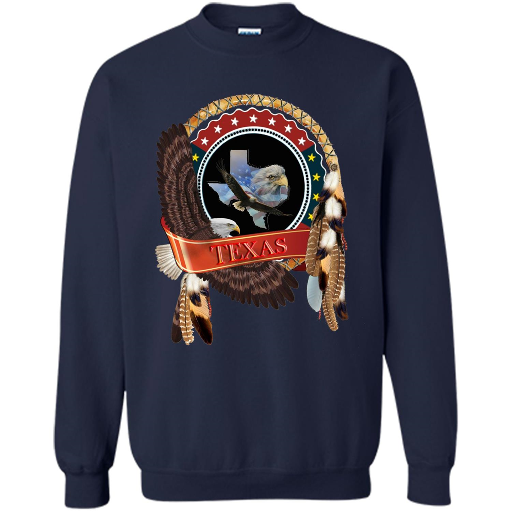 Dream Catcher Texas Art T-shirt Navy