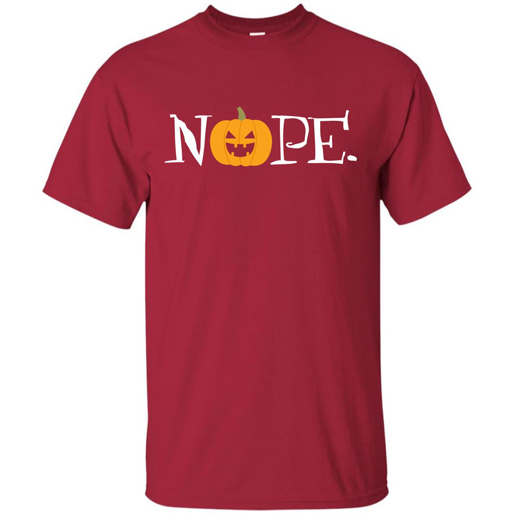Halloween T-shirt Nope T-shirt Cardinal