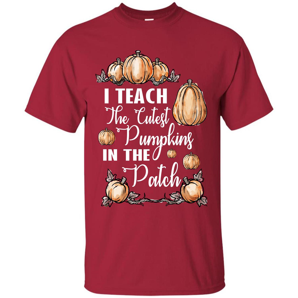 Halloween T-shirt I Teach The Cutest Pumpkins In The Patch Cardinal