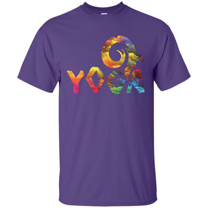 Yoga T-shirt Purple